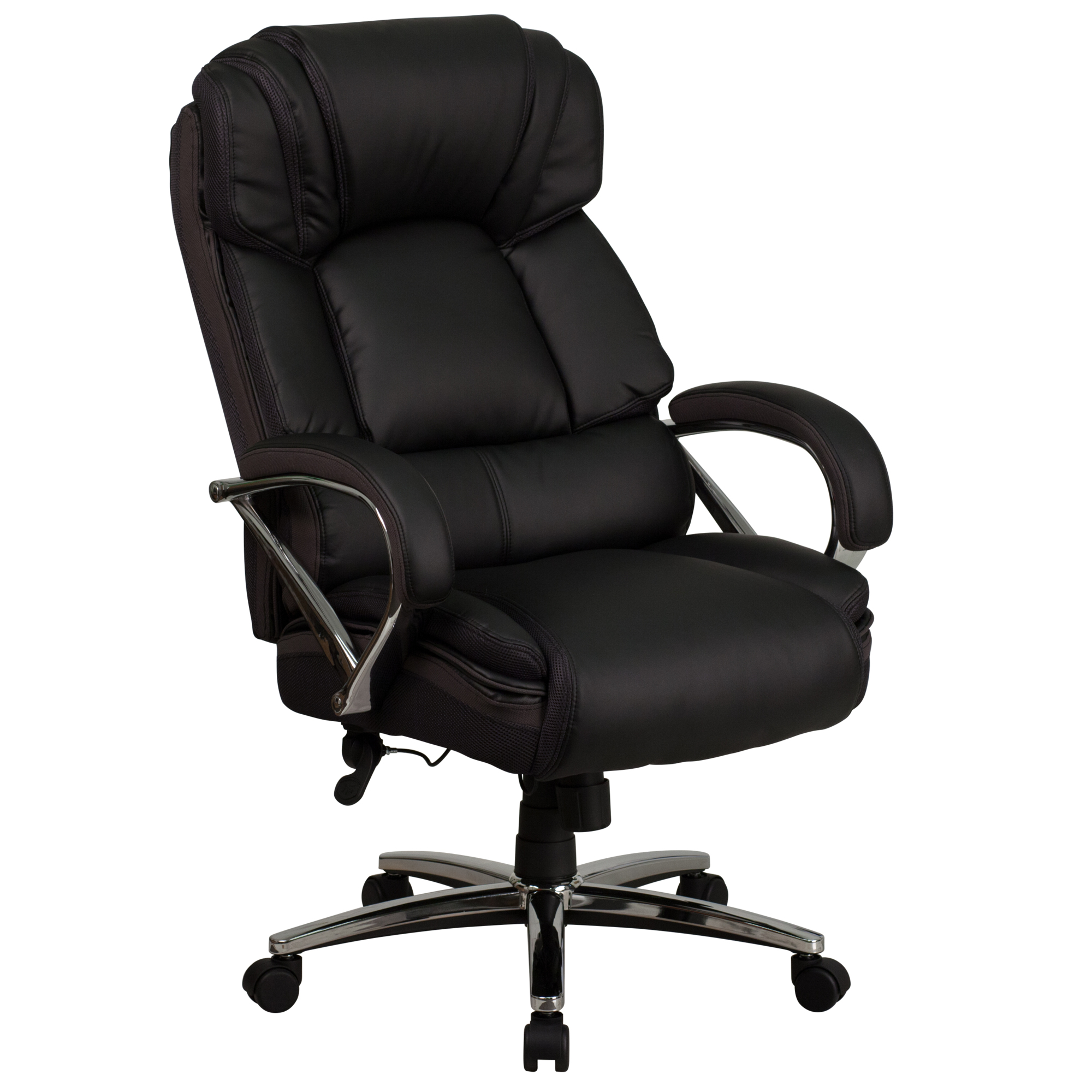 Flash Furniture, 500 lb. Rated Black LeatherSoft Ergonomic Chair, Included (qty.) 1 Model# GO2222